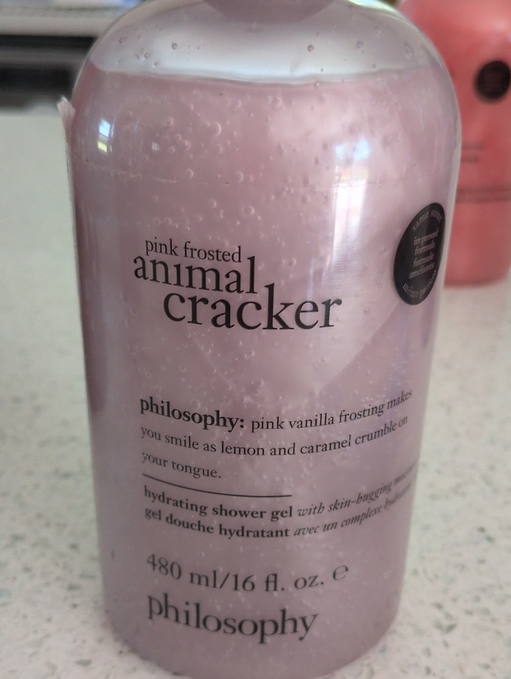PHILOSOPHY Pink Frosted Animal Cracker Hydrating Shower Gel - 16 Oz